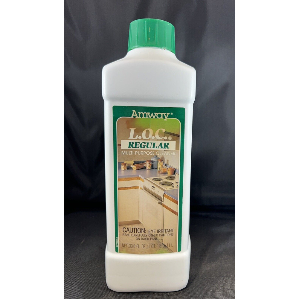 VTG AMWAY‎ HOME L.O.C. Multi-Purpose Cleaner 1 L (33.8 FL OZ) Movie Prop 1990